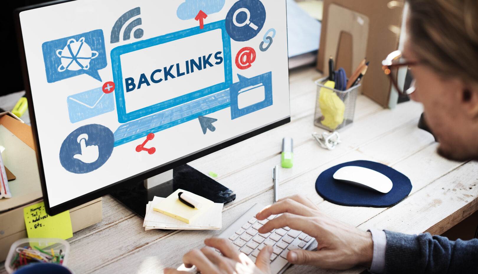 backlink hyperlink networking internet online technology concept 1